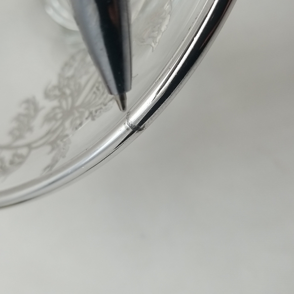 Viking Epic Flanders Silver Flower Divided Dish - Picture 15 of 16